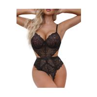 Bella Notte Siyah Dantelli Özel Bölgesi Açık Babydoll Gecelik 15050