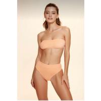 Bella Notte Yavruağzı Straplez Bandaj Havlu Bikini Üstü N08U