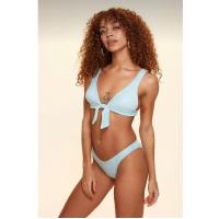 Bella Notte Mavi Düğümlü Havlu Bikini Üstü N10U