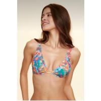 Bella Notte Balenli Uzun Üçgen Desenli Bikini Üstü N19U