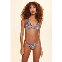 Bella Notte Balenli Uzun Üçgen Leopar Bikini Üstü N20U