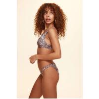 Bella Notte Balenli Uzun Üçgen Leopar Bikini Üstü N20U