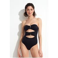 Bella Notte Siyah Tokalı Mayo N04M