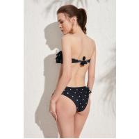 Bella Notte Straplez Fırfırlı Puanlı Bikini Takım N22T