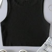 Bella Notte Siyah Kalın Askılı Crop BN6572S