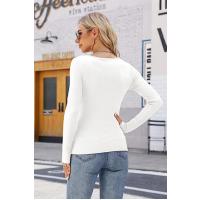 Bella Notte Beyaz Uzun Kollu Trend Bluz BN6576B