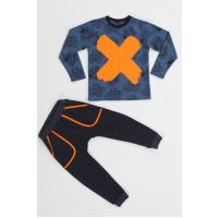 Casabony Casa Yaprak Desenli Baggy Pantolon + T-shirt Takım BN-045