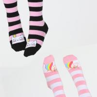 Casabony Cat&Unicorn 2'li Paket Kız Çocuk Çorap BN-062