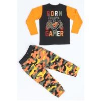 Casabony Gamer Erkek Çocuk Kamuflaj Pantolon + T-shirt Takım BN-013
