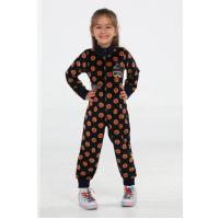 Casabony Kadife Unisex Çocuk Uzay Tulum BN-032