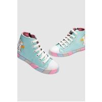 Casabony Kedi Prenses Mavi Kız Çocuk Sneakers  BN-011