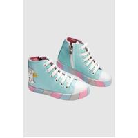Casabony Kedi Prenses Mavi Kız Çocuk Sneakers  BN-011