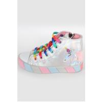 Casabony Kedi Prenses Mavi Kız Çocuk Sneakers  BN-021