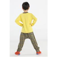 Casabony My Dad Ekose Erkek Çocuk Pantolon + T-shirt Takım BN-052