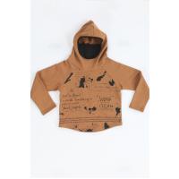 Casabony Ninja New Shape Kahve Unisex Sweatshirt BN-066