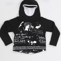 Casabony Ninja Casa Baskılı Siyah Unisex Sweatshirt BN-069