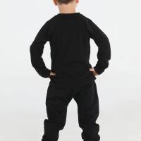 Casabony Out Dino Siyah Baggy Pantolon + T-shirt Takım  BN-016