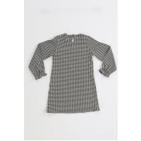 Casabony Parlak Kedi Nakışlı Kazayağı Kız Elbise  BN-036