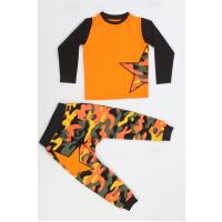 Casabony Star Kamuflaj Baggy Pantolon + T-shirt Takım   BN-022