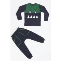 Casabony Timsah Cepli Baggy Pantolon + T-shirt Takım BN-050