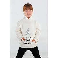 Casabony Unicorn Off-White Kız Sweatshirt  BN-051