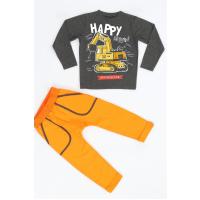 Casabony Bulldozer Erkek Çocuk Pantolon + T-shirt Takım BN-053