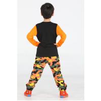 Casabony Gamer Erkek Çocuk Kamuflaj Pantolon + T-shirt Takım BN-013