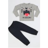 Casabony Roar Some Jogger Pantolon + T-shirt Takım BN-078