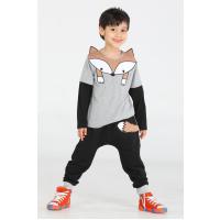 Casabony Tilki Baggy Erkek Çocuk Pantolon + T-shirt Takım  BN-017